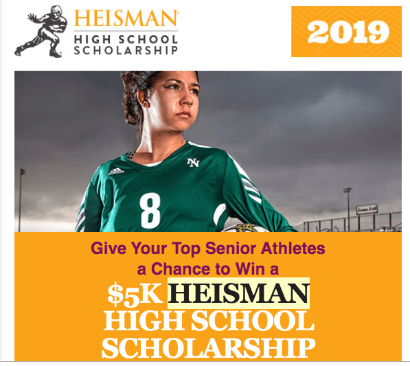 Heisman Scholarship Kingswood Athletics